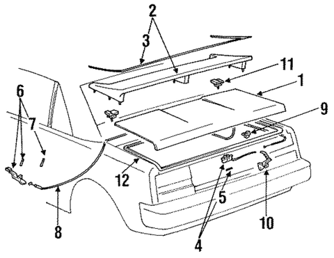 Toyota MR2 MK1B Spoiler